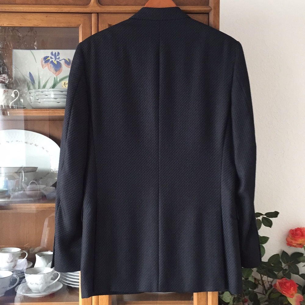 Versace collection navy black blazer - Picture 2 of 8